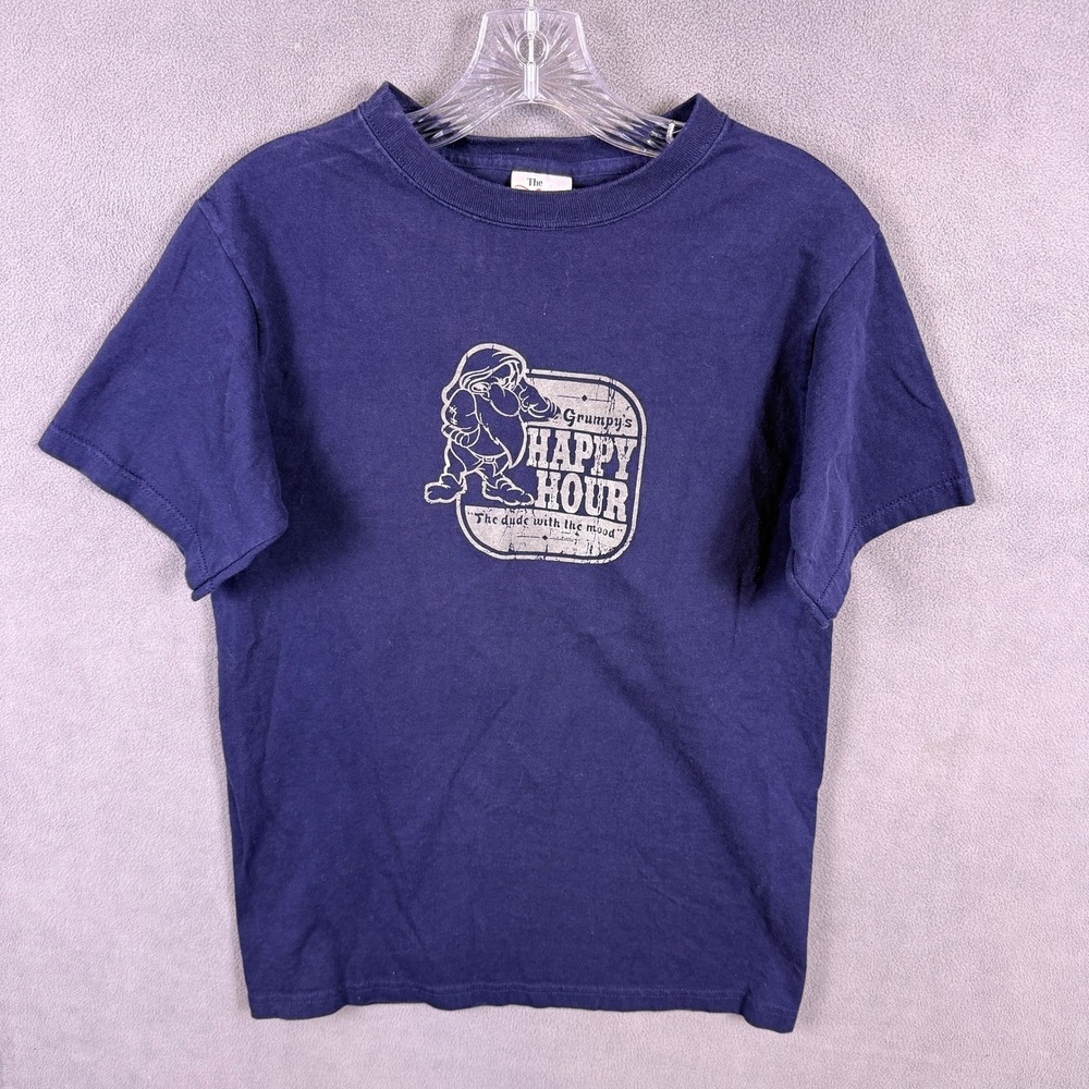 VTG Disney Store Grumpy Happy Hour T-Shirt Mens S Snow White Made In USA
